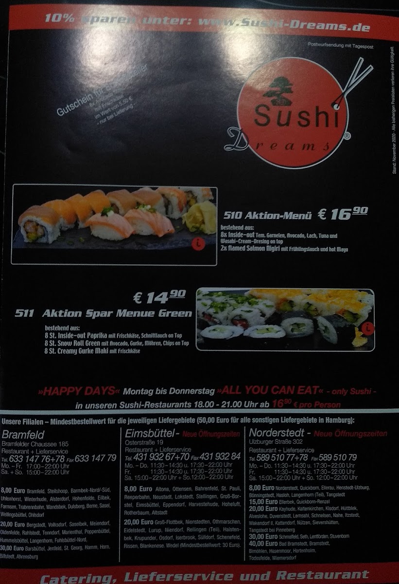 Menu Sushi Dreams-1